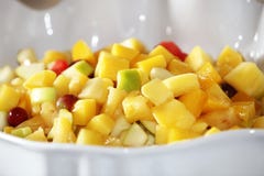 Fresh Fruit Salad Stock Photo