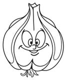 Fresh garlic cartoon stock illustration Fresh garlic cartoon stock illustration