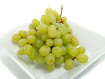 Fresh Grapes In Bowl Royalty Free Stock Image