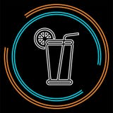 Fresh juice icon, vector cold tropical juice royalty free illustration Fresh juice icon, vector cold tropical juice royalty free illustration