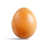 Fresh raw chicken beige egg isolated on white background. Realistic vector 3d illustration vector illustration Fresh raw chicken beige egg isolated on white background. Realistic vector 3d illustration vector illustration