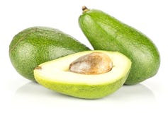 Fresh raw smooth avocado isolated on white royalty free stock photos Fresh raw smooth avocado isolated on white royalty free stock photos