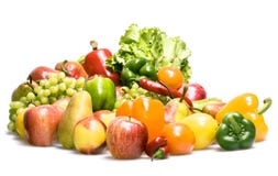Fresh Vegetables And Fruits Stock Image Fresh Vegetables And Fruits Stock Image
