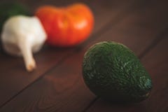 Fresh vegetables on a brown wooden table. royalty free stock photos Fresh vegetables on a brown wooden table. royalty free stock photos