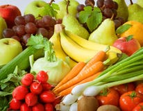 Fresh vegetables and fruit