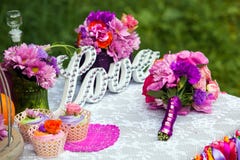 Friandise de mariage images libres de droits Friandise de mariage images libres de droits