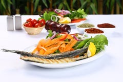 Fried fish royalty free stock photography Fried fish royalty free stock photography