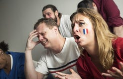 Friends cheering world cup with painted flag royalty free stock images Friends cheering world cup with painted flag royalty free stock images