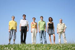 Friends on grass royalty free stock images Friends on grass royalty free stock images
