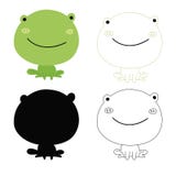 Frog worksheet vector design royalty free illustration Frog worksheet vector design royalty free illustration
