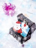 Frohe Weihnachten und guten Rutsch ins Neue Jahr stock abbildung Frohe Weihnachten und guten Rutsch ins Neue Jahr stock abbildung
