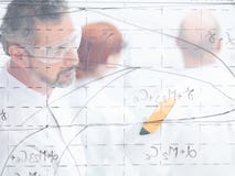 Front of a transparent board Royalty Free Stock Photography Front of a transparent board Royalty Free Stock Photography