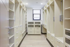 Dressing room with wardrobe with many shelf. stock photography Dressing room with wardrobe with many shelf. stock photography