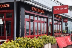 Frontage румян кафа стоковая фотография Frontage румян кафа стоковая фотография