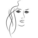 Fronte femminile astratto royalty illustrazione gratis Fronte femminile astratto royalty illustrazione gratis