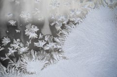 Frosty Window Glass royaltyfri bild Frosty Window Glass royaltyfri bild