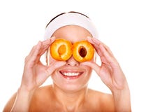 Fruchtgesichtsbehandlungschablonen. lizenzfreies stockbild Fruchtgesichtsbehandlungschablonen. lizenzfreies stockbild