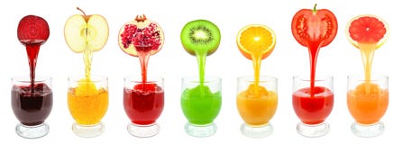Fruit Juices Royalty Free Stock Photography Fruit Juices Royalty Free Stock Photography