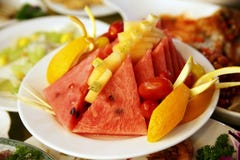 Fruit platter Stock Image Fruit platter Stock Image