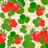 Fruit rouge Berry Colorful Seamless de fraise illustration stock Fruit rouge Berry Colorful Seamless de fraise illustration stock