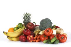 Fruits And Vegetables Royalty Free Stock Photos
