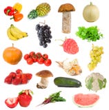 Fruits And Vegetables Collection Royalty Free Stock Photography