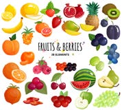 Fruits Berries Composition Background Poster stock illustration Fruits Berries Composition Background Poster stock illustration