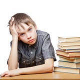 Frustrated Child With Learning Difficulties Stock Images