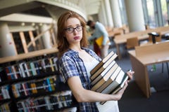 Frustrated teen student girl with books royalty free stock photos Frustrated teen student girl with books royalty free stock photos