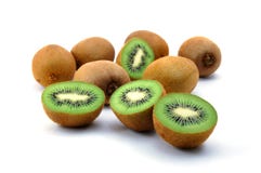 Fruta de kiwi aislada en el fondo blanco imagen de archivo Fruta de kiwi aislada en el fondo blanco imagen de archivo