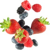 Fruta que cae aislada Fruta que cae aislada