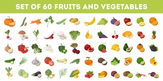 Frutas y verdura stock de ilustración Frutas y verdura stock de ilustración