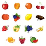 Frutta impostata royalty illustrazione gratis Frutta impostata royalty illustrazione gratis