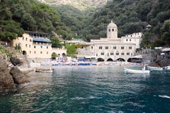 fruttuoso Италия san аббатства стоковые изображения rf fruttuoso Италия san аббатства стоковые изображения rf
