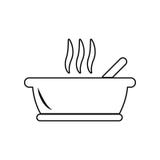 Frying pan sign icon. Element of eating for mobile concept and web apps icon. Outline, thin line icon for website design and vector illustration Frying pan sign icon. Element of eating for mobile concept and web apps icon. Outline, thin line icon for website design and vector illustration