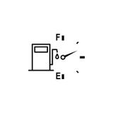 Fuel, counter outline icon. Can be used for web, logo, mobile app, UI, UX royalty free illustration Fuel, counter outline icon. Can be used for web, logo, mobile app, UI, UX royalty free illustration