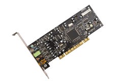 Full Top View Sound Card Royalty Free Stock Image Full Top View Sound Card Royalty Free Stock Image