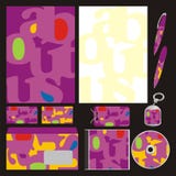 Fully editable vector business templates set ready Royalty Free Stock Photography Fully editable vector business templates set ready Royalty Free Stock Photography