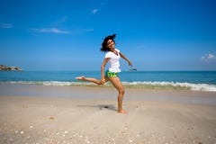 Fun At The Beach Stock Photography