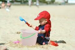 Fun On The Beach Royalty Free Stock Photography