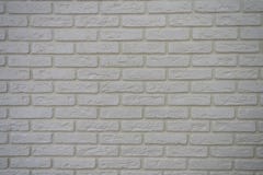 Fundo branco velho da textura do tijolo da parede foto de stock royalty free Fundo branco velho da textura do tijolo da parede foto de stock royalty free