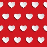 Fundo de Valentine Day Heart Seamless Pattern ilustração royalty free Fundo de Valentine Day Heart Seamless Pattern ilustração royalty free