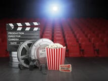 Fundo do conceito do cinema, do filme ou da vídeo caseiro Carretéis de filme, aplauso ilustração do vetor Fundo do conceito do cinema, do filme ou da vídeo caseiro Carretéis de filme, aplauso ilustração do vetor