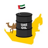 Fundo do mapa dos UAE do óleo do tambor Bandeira Emiratos Árabes Unidos Camelo Imagens de Stock Fundo do mapa dos UAE do óleo do tambor Bandeira Emiratos Árabes Unidos Camelo Imagens de Stock