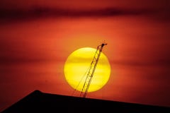 Fundo do por do sol fotografia de stock royalty free Fundo do por do sol fotografia de stock royalty free