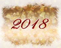 Fundo do sumário do ano 2018 novo ilustração stock Fundo do sumário do ano 2018 novo ilustração stock