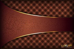 Fundo elegante luxuoso dourado de Brown ilustração do vetor Fundo elegante luxuoso dourado de Brown ilustração do vetor