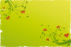 Fundo floral do rolo ilustração royalty free Fundo floral do rolo ilustração royalty free