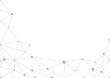 Fundo geométrico cinzento abstrato com linhas e os pontos conectados ilustração do vetor Fundo geométrico cinzento abstrato com linhas e os pontos conectados ilustração do vetor