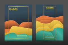 Fundo geométrico colorido O líquido dá forma à composição ilustração stock Fundo geométrico colorido O líquido dá forma à composição ilustração stock